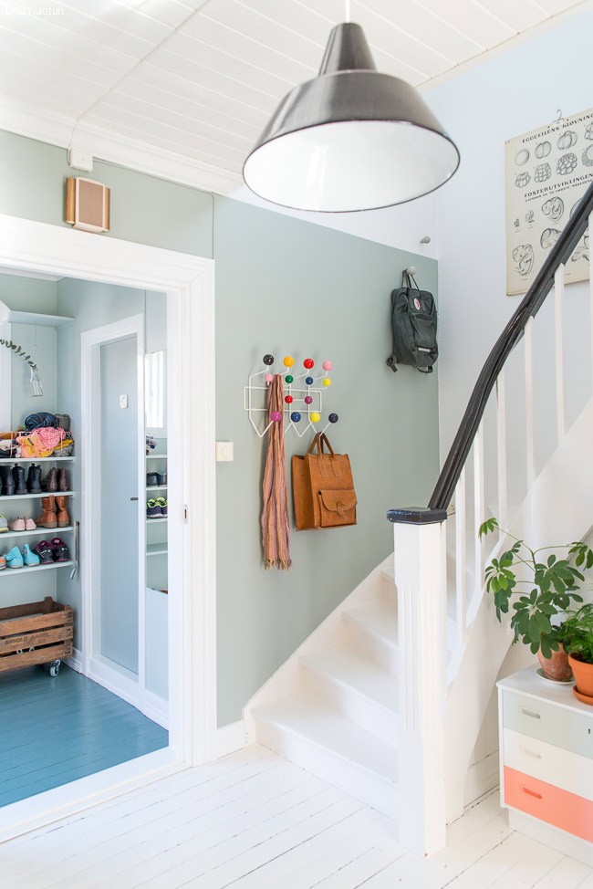 Hjertebankvegg med minty breeze lady inspirasjonsblogg