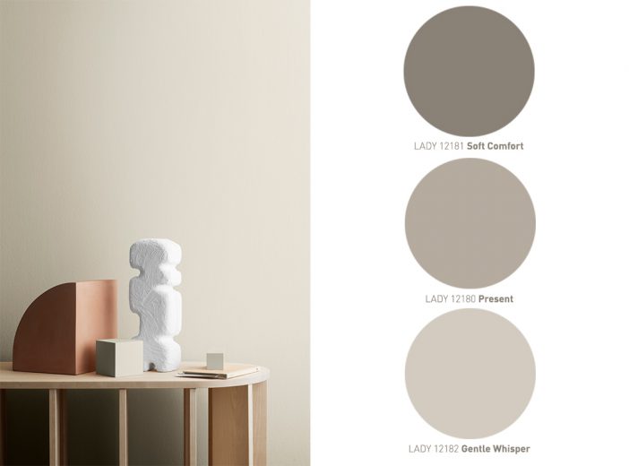 Fargetips med de nye, greige fargenyansene LADY Inspirasjonsblogg
